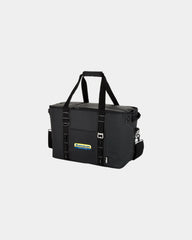 Custom waterproof 48-can hinge cooler with shoulder strap - Black
