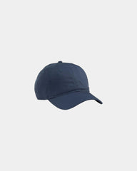 Custom organic cotton twill unstructured baseball hat - Pacific Blue