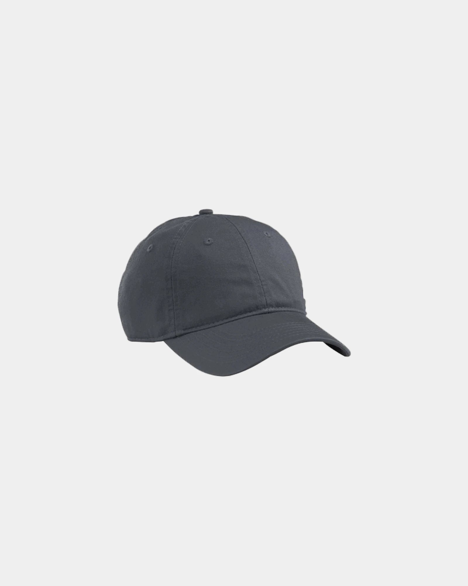 Custom organic cotton twill unstructured baseball hat - Charcoal
