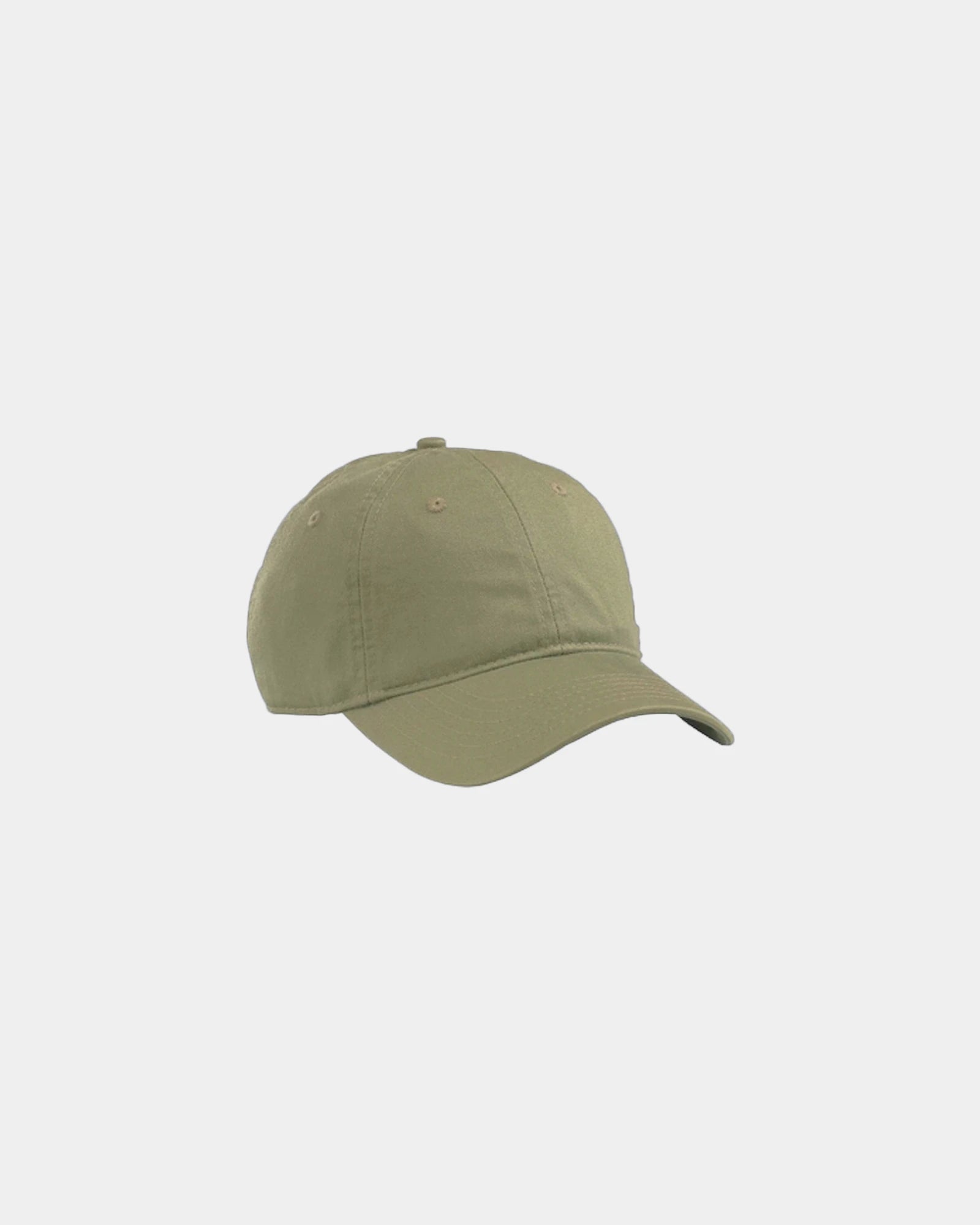 Custom organic cotton twill unstructured baseball hat - Emerald Green