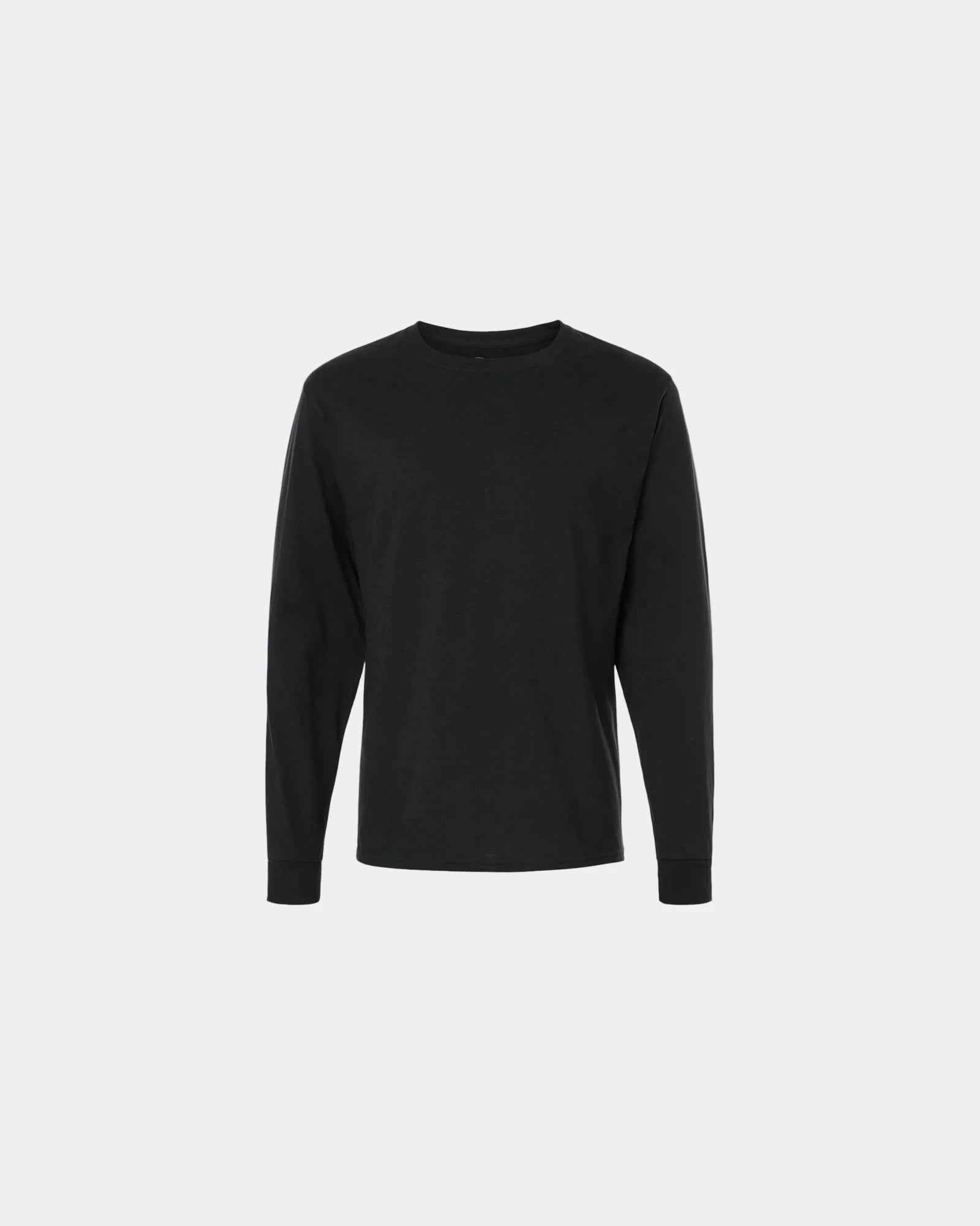 Custom cotton long sleeve t-shirt for companies - Black