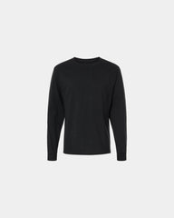 Custom cotton long sleeve t-shirt for companies - Black