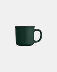 Custom ceramic mug 12 oz with curved handle - Forest