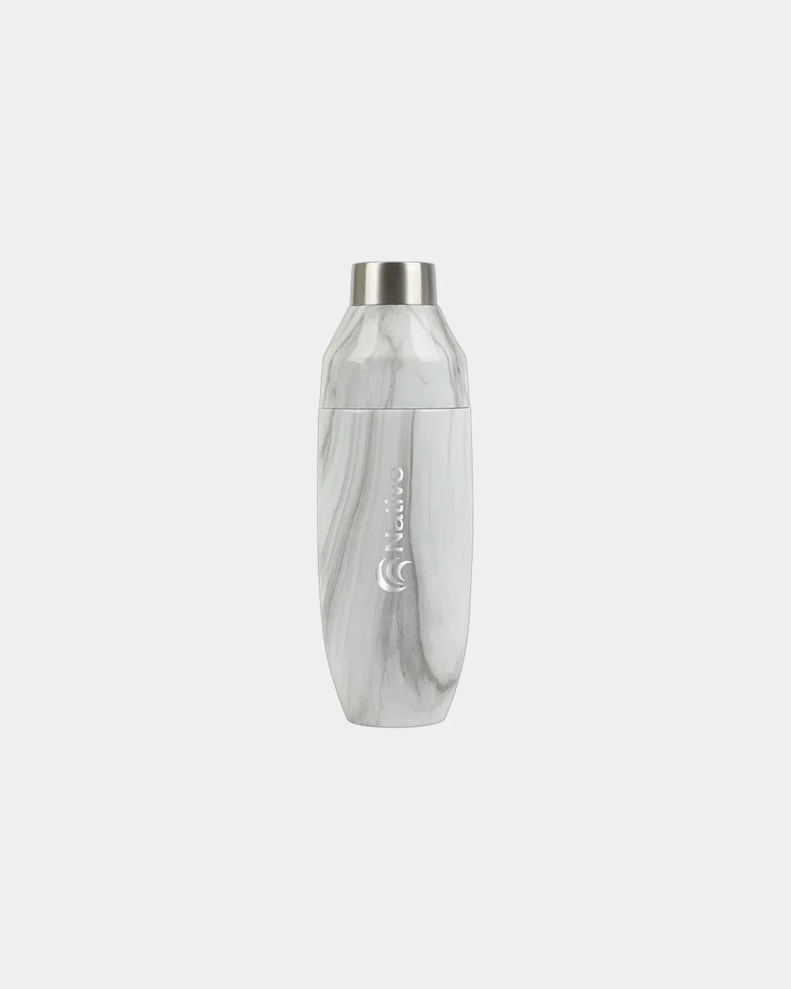 Custom stainless steel 22-oz vacuum cocktail shaker - White