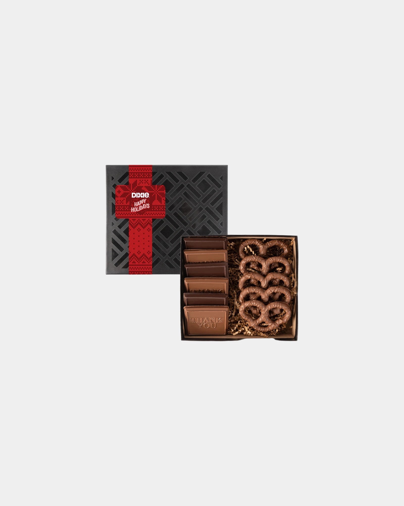 Custom cookie and pretzel gift set with full-color box - 1