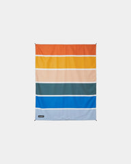 Custom recycled polyester festival blanket water-resistant - Stripes Retro