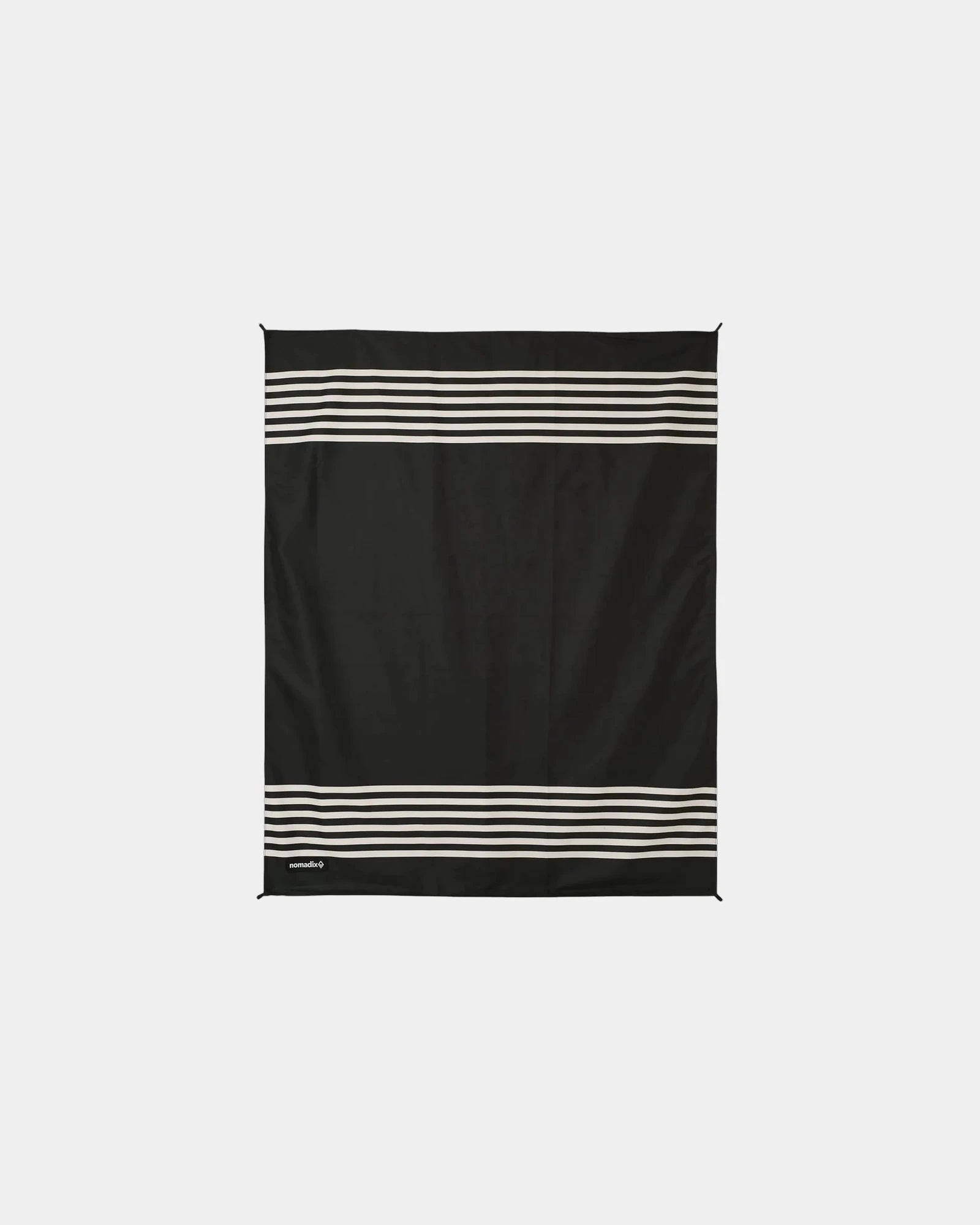 Custom recycled polyester festival blanket water-resistant - Poolside Black