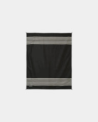 Custom recycled polyester festival blanket water-resistant - Poolside Black
