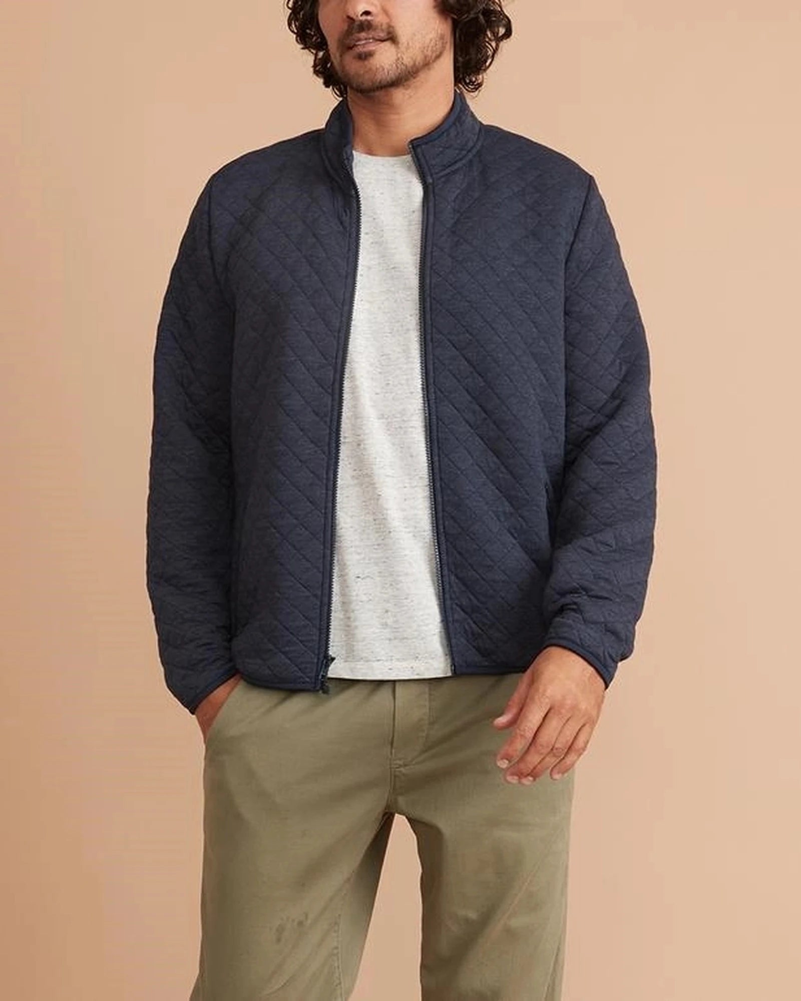 Custom quilted full-zip jacket for teams and events - 3