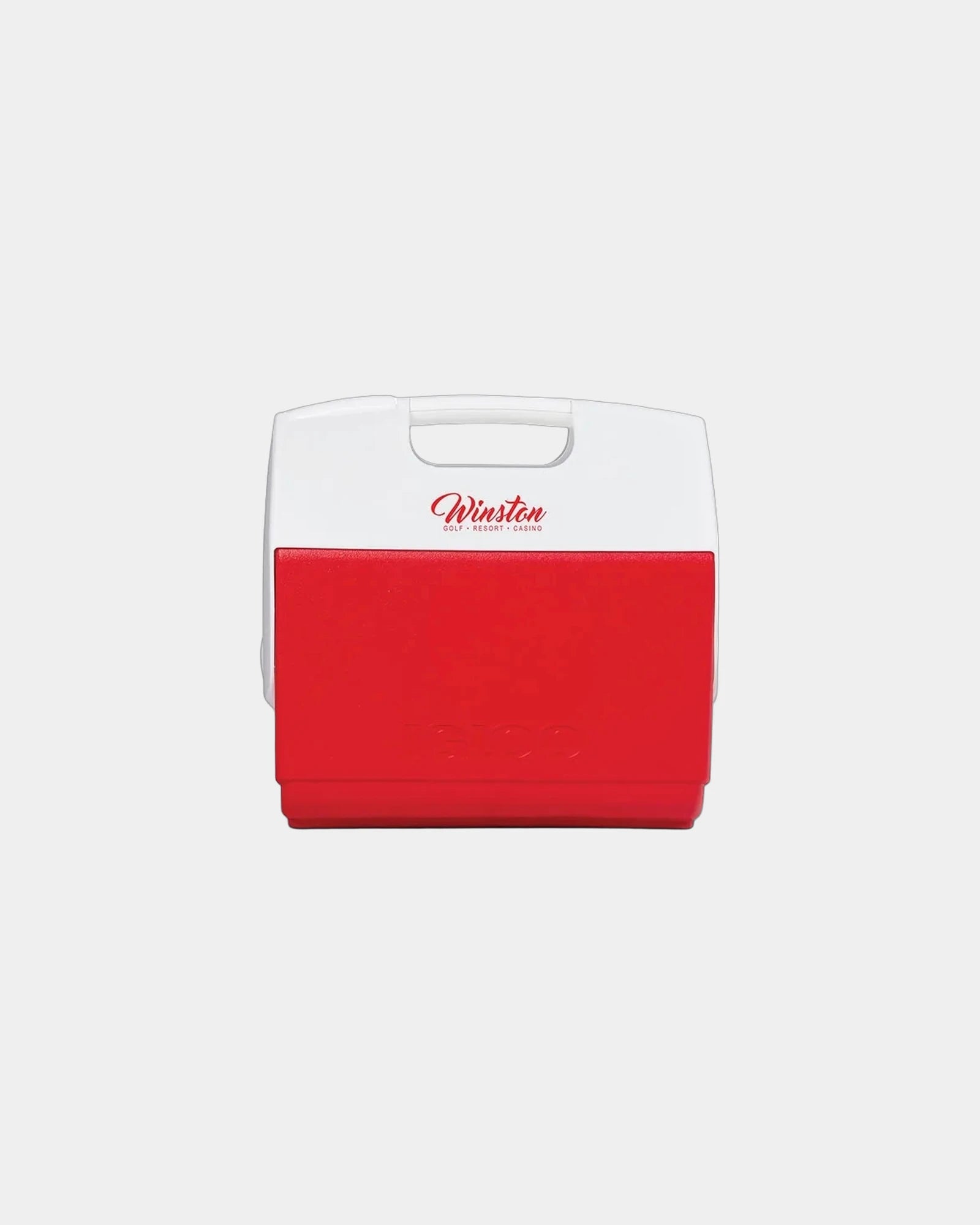 Promotional 16-qt hard cooler with push-button lid - Red