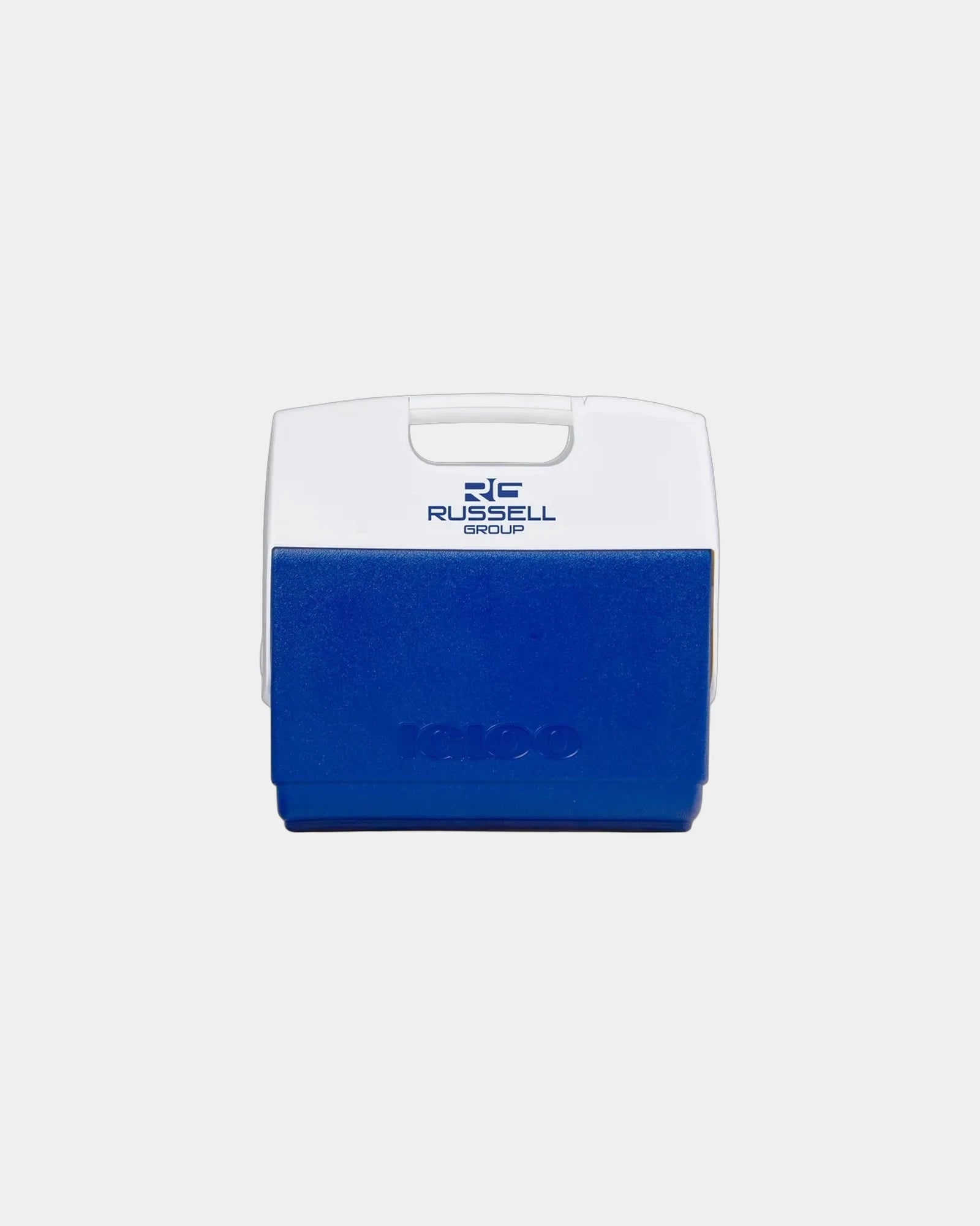 Promotional 16-qt hard cooler with push-button lid - Blue