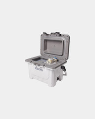 Custom 24-quart hard cooler with 35-can capacity - 10