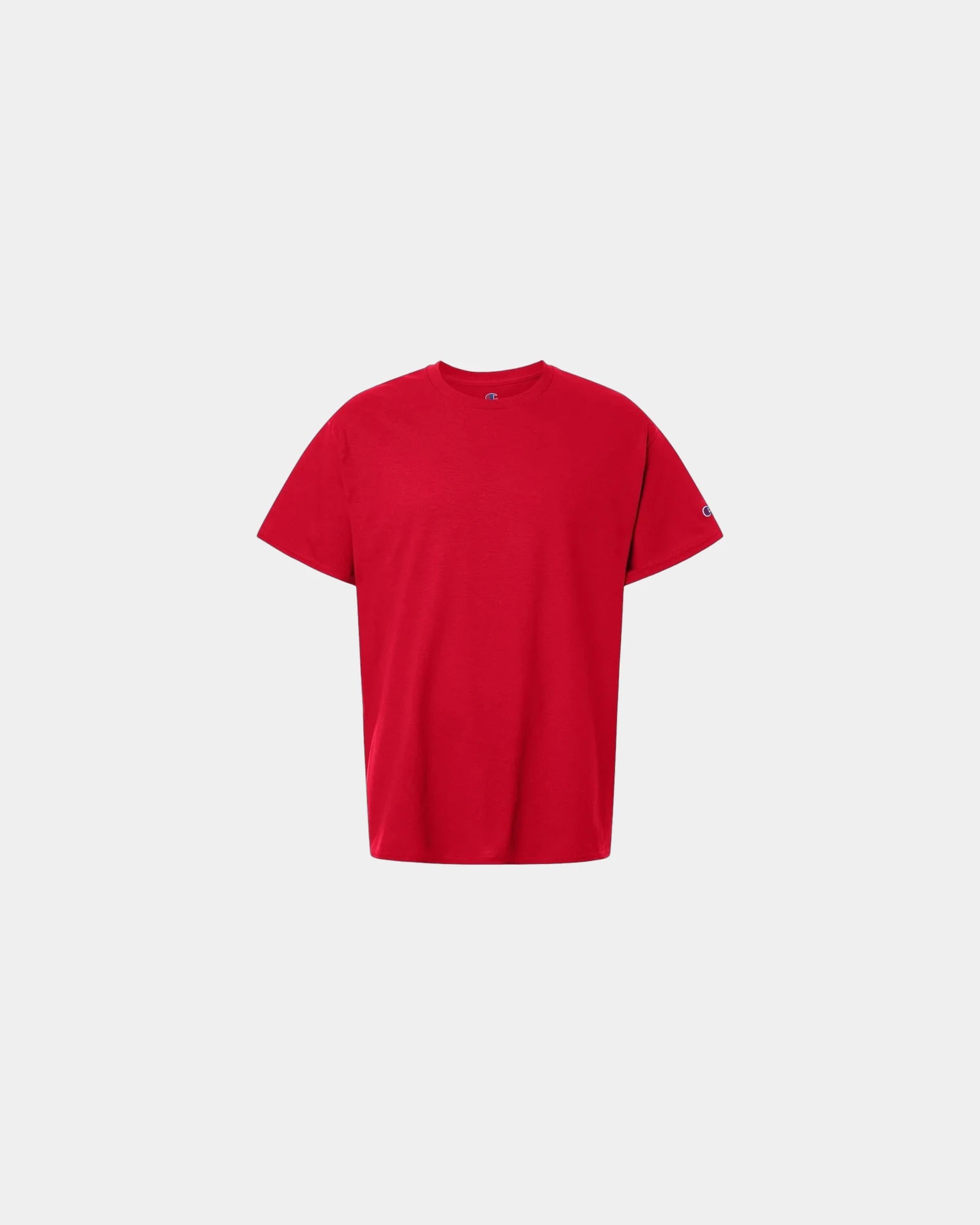 Custom cotton jersey unisex T-shirt relaxed fit - Red