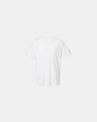 Custom cotton jersey unisex T-shirt relaxed fit - White