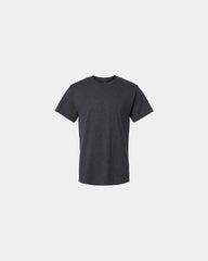 Custom cotton jersey unisex T-shirt relaxed fit - Charcoal Heather