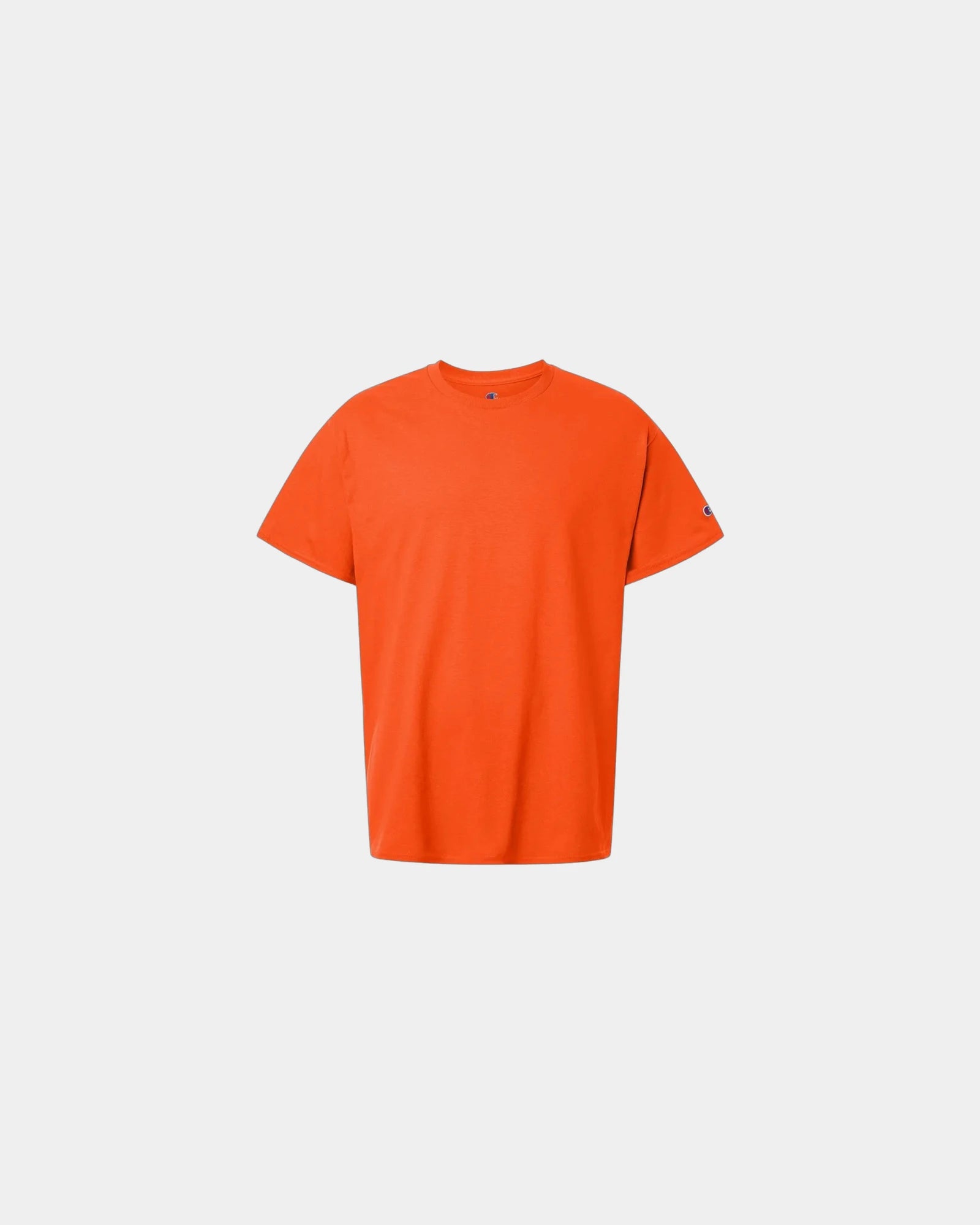 Custom cotton jersey unisex T-shirt relaxed fit - Orange