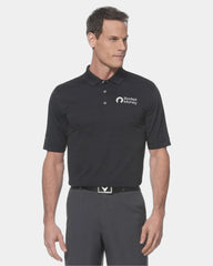 Custom moisture-wicking Callaway Vent men's golf polo - Black