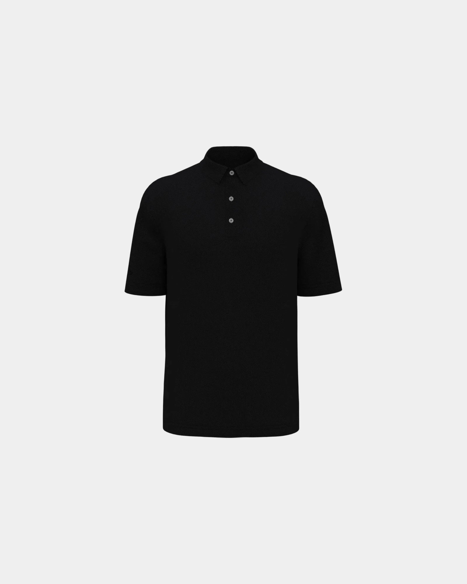 Custom UPF 50+ Callaway Birdseye cooling golf polo - Black