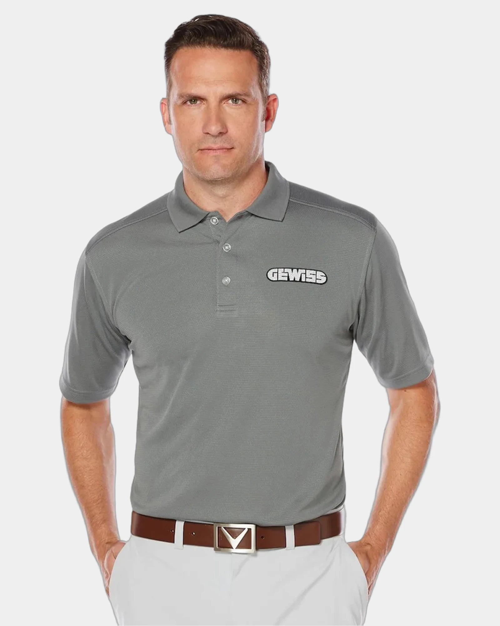 Custom moisture-wicking Callaway Core Performance polo - Quiet Shade