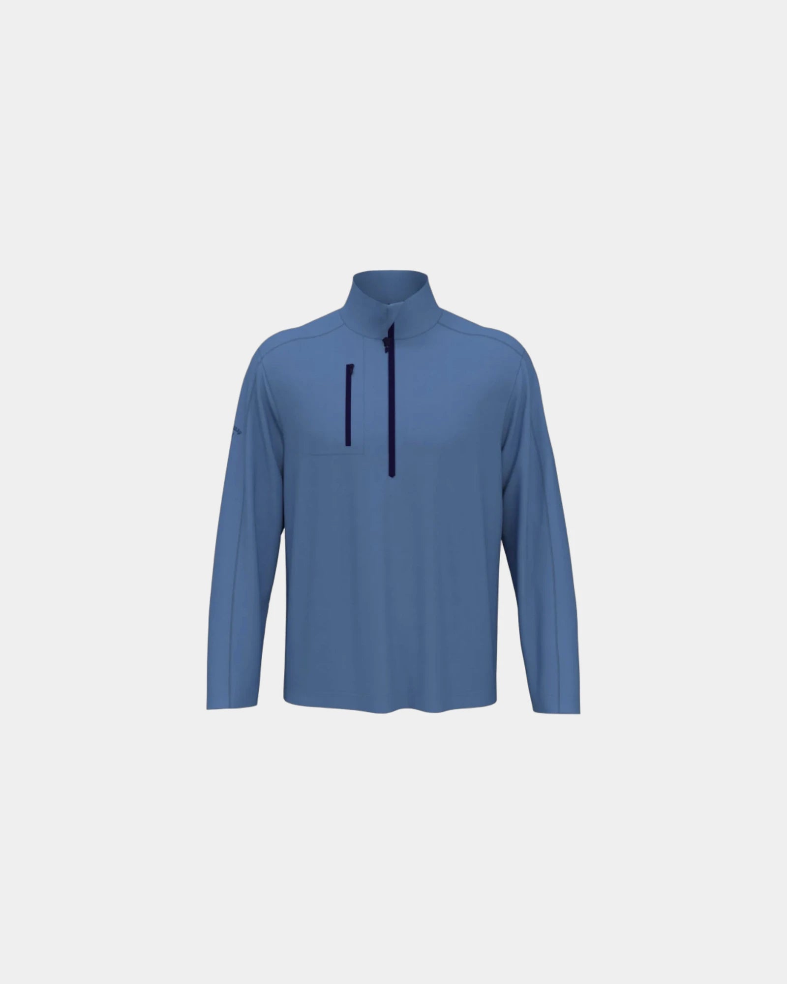 Custom wind-resistant Callaway men's quarter-zip pullover - Coastal Fjord