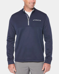 Custom fleece pullover Callaway Ottoman quarter-zip - Coastal Fjord