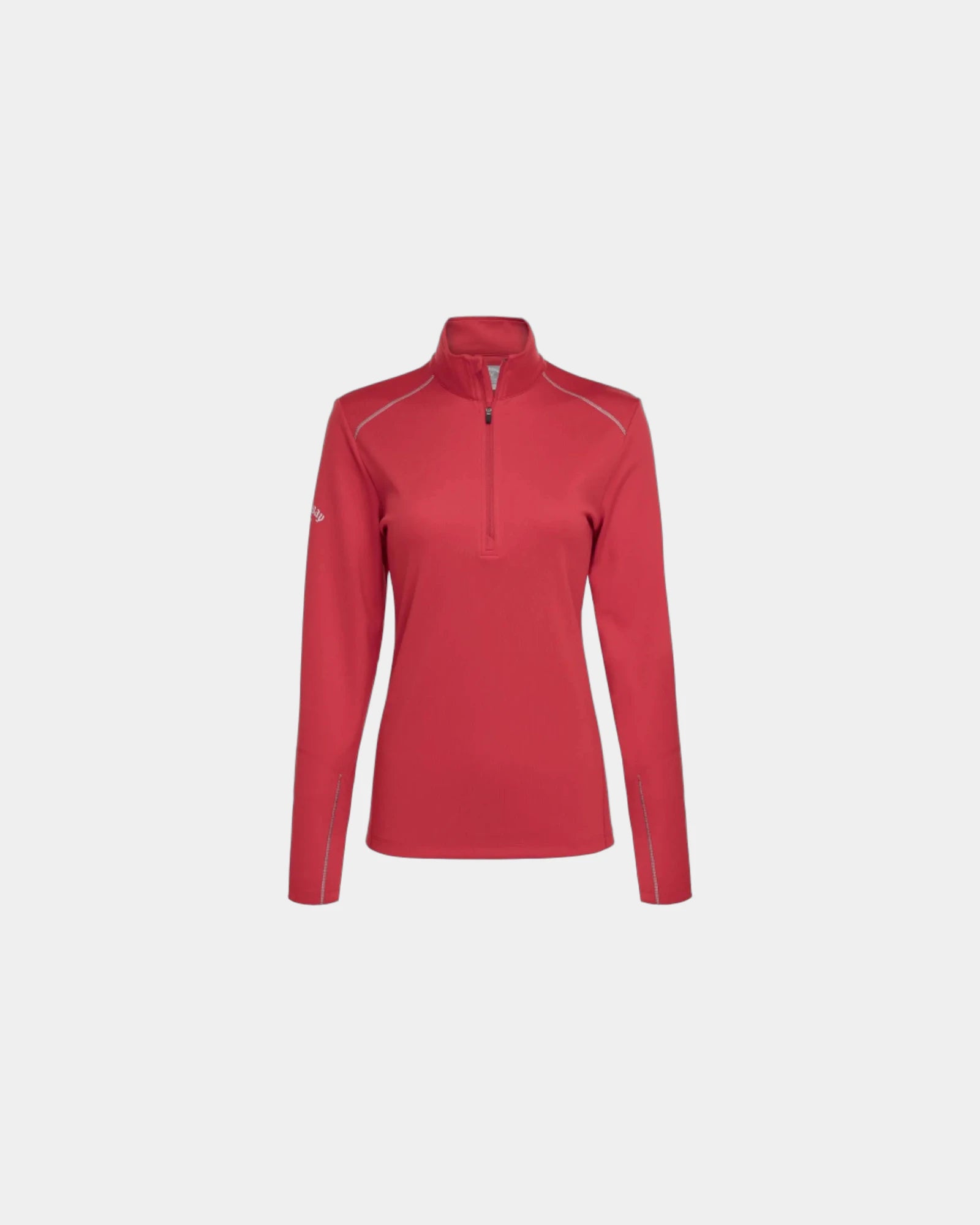 Custom UPF 50 Callaway Women's 1/4-Zip Jacket - Salsa