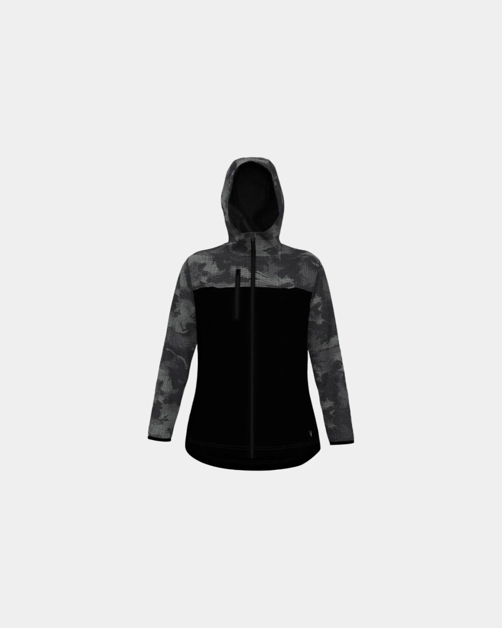 Custom packable wind jacket Callaway Women's Long Sleeve - Caviar