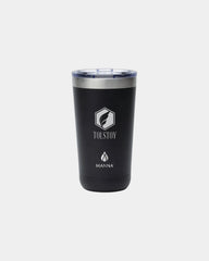 Custom insulated 18-oz stainless steel tumbler - Black