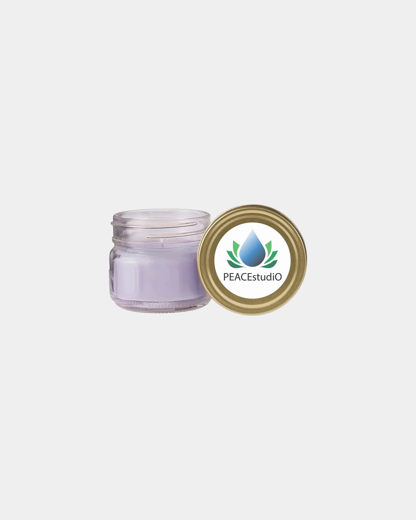 Custom glass jar candle set with gift box - Lavender