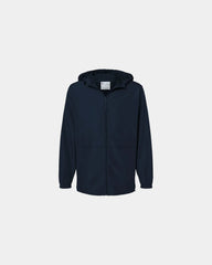 Custom wind-resistant full-zip anorak jacket - Navy