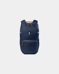 Custom recycled polyester 30L laptop backpack - Maritime