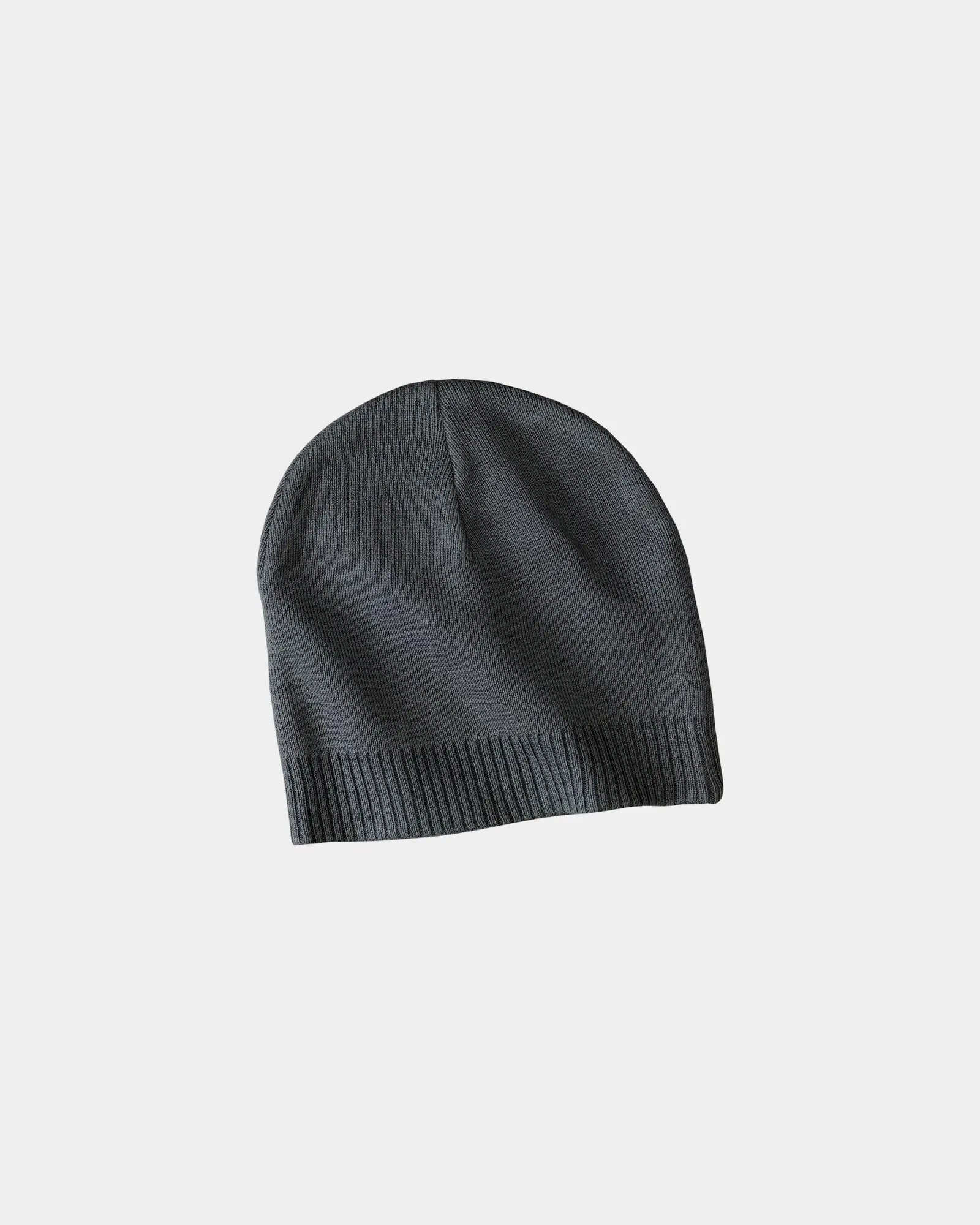 Custom cotton beanie Port Authority knit cap - Graphite