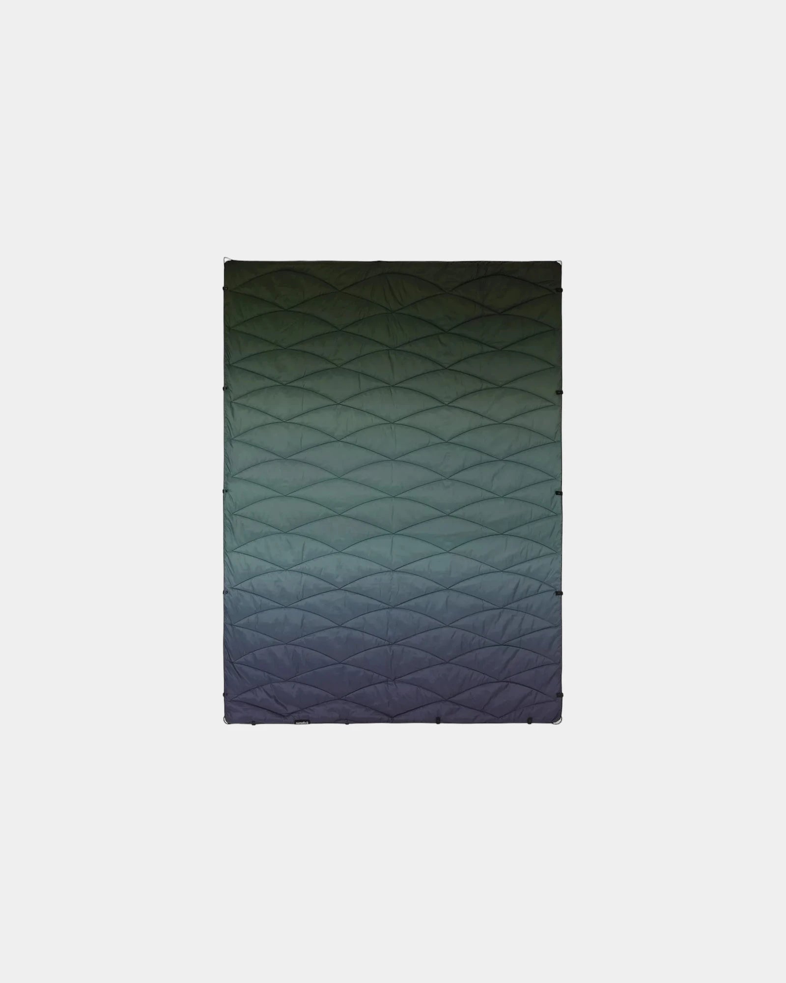 Custom recycled polyester puffer blanket water-resistant - Arctic Glow