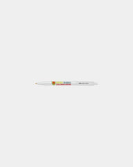 Custom plunger-action ballpoint pen Bic Clic Stic - White