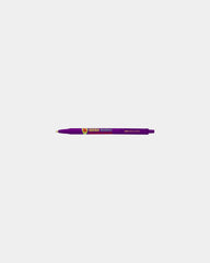 Custom plunger-action ballpoint pen Bic Clic Stic - Purple