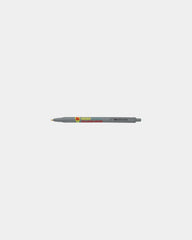 Custom plunger-action ballpoint pen Bic Clic Stic - Silver