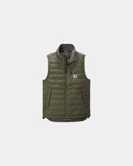 Custom insulated Carhartt Gilliam water-repellent vest - Moss