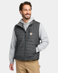 Custom insulated Carhartt Gilliam water-repellent vest - Shadow Grey
