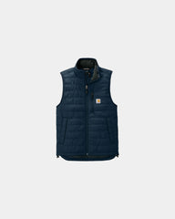 Custom insulated Carhartt Gilliam water-repellent vest - Navy