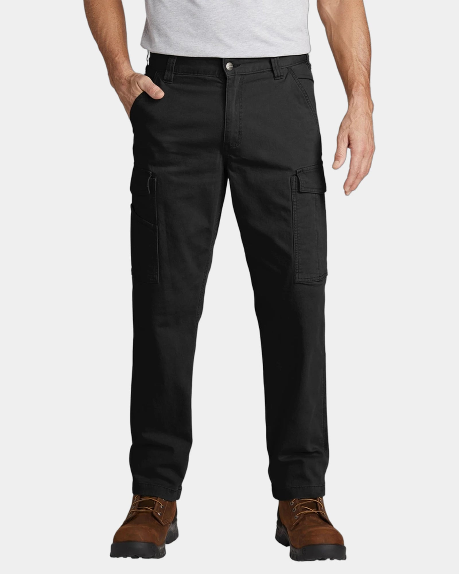 Custom stretch cargo pants Carhartt Rugged Flex Rigby - Black