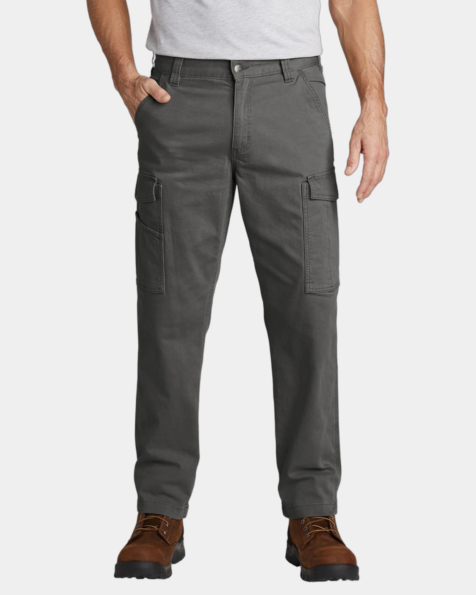Custom stretch cargo pants Carhartt Rugged Flex Rigby - Shadow Grey