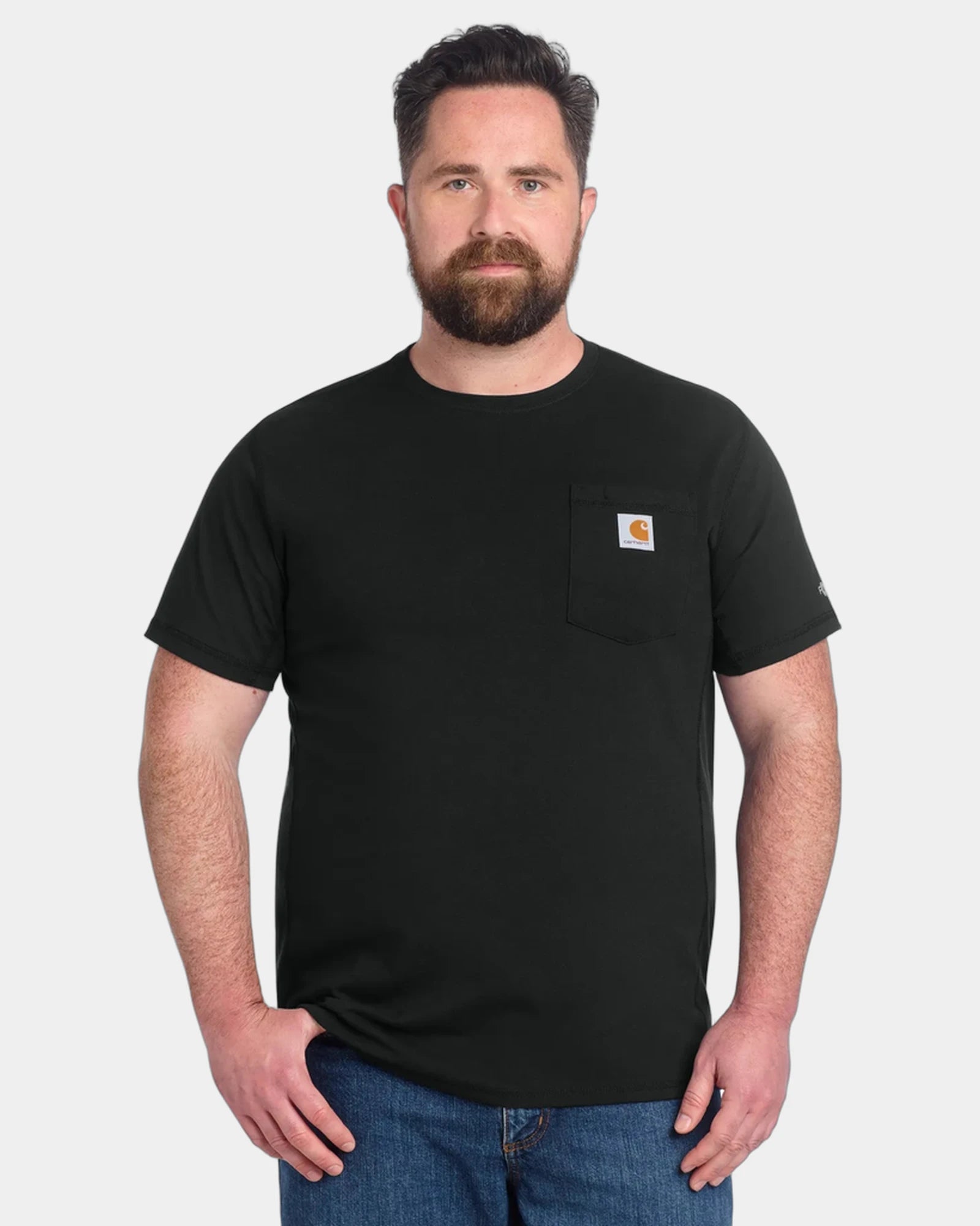 Custom pocket t-shirt Carhartt Force Short Sleeve - Black