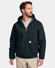 Custom duck canvas Carhartt Thermal-Lined Active Jac - Dark Navy