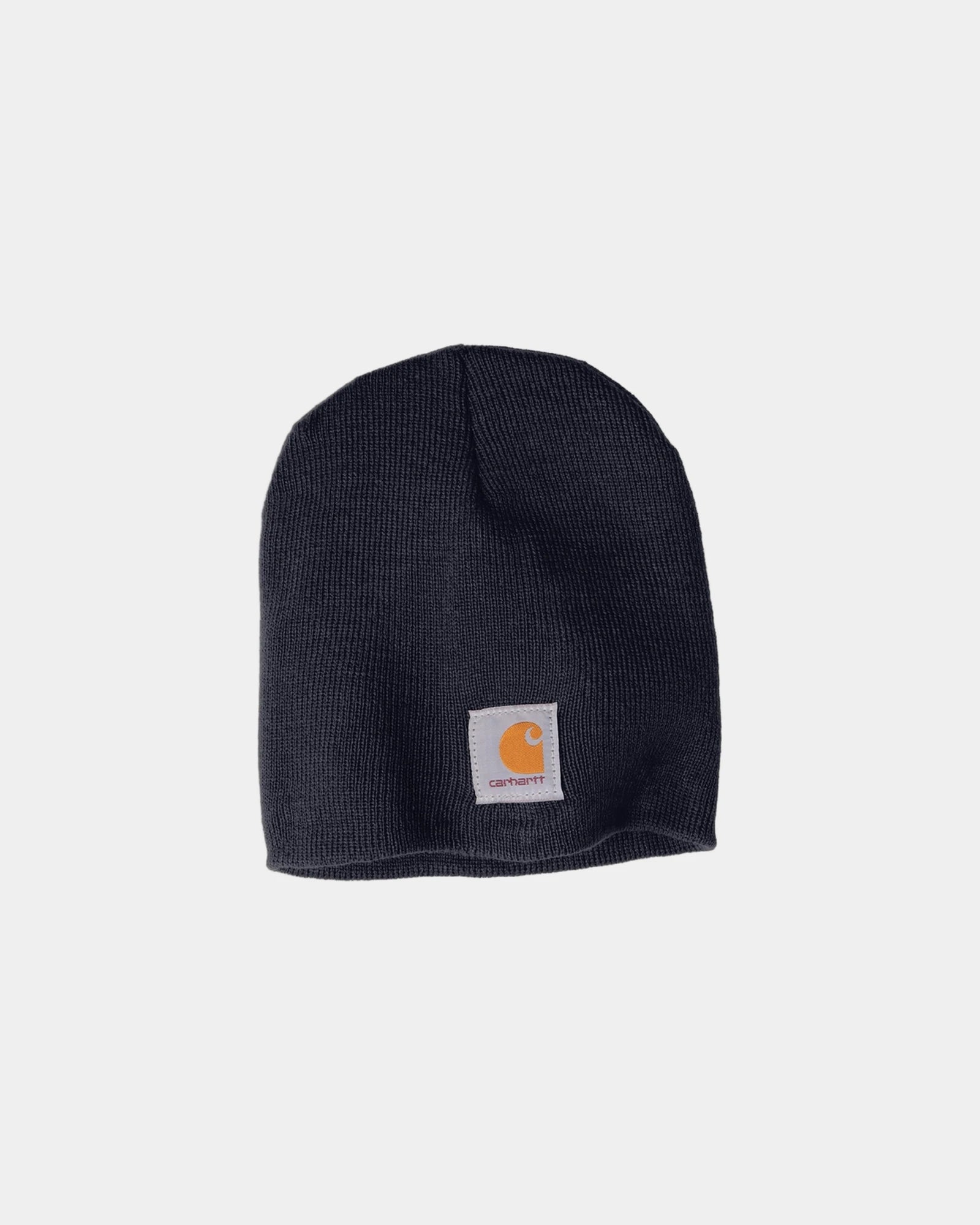 Custom acrylic knit beanie Carhartt hat - Navy