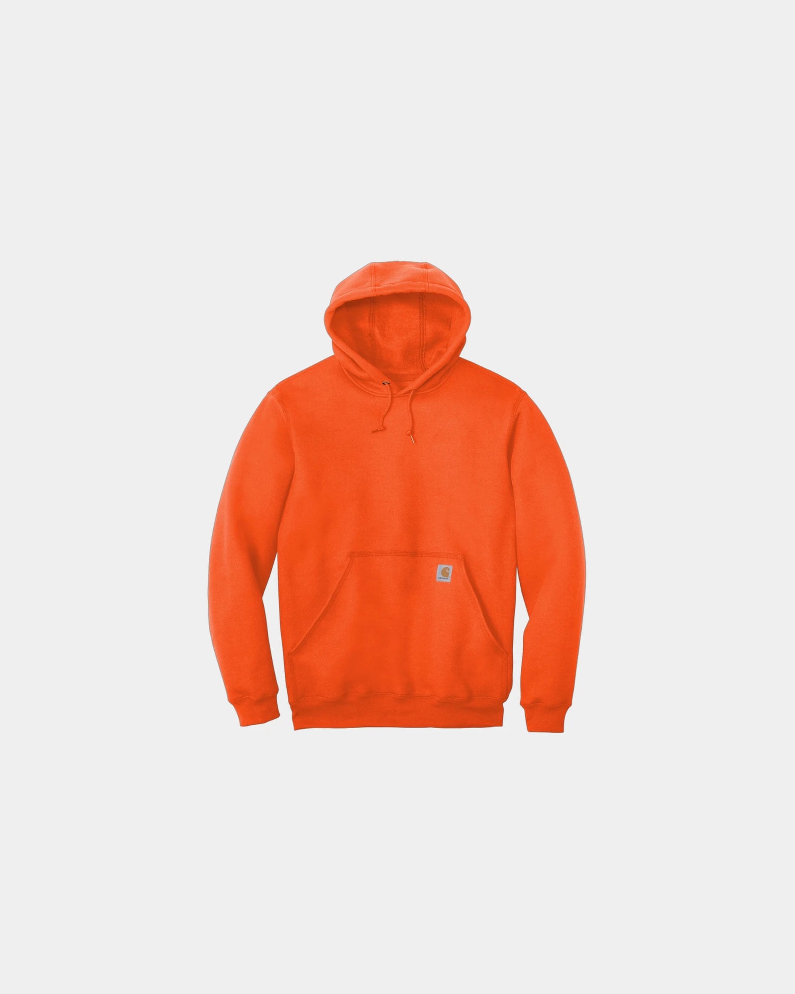 Custom midweight Carhartt hooded sweatshirt for teams - Brite Orange
