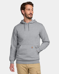Custom midweight Carhartt hooded sweatshirt for teams - Heather Grey