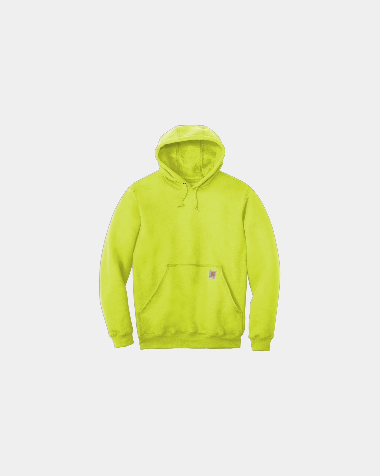 Custom midweight Carhartt hooded sweatshirt for teams - Brite Lime