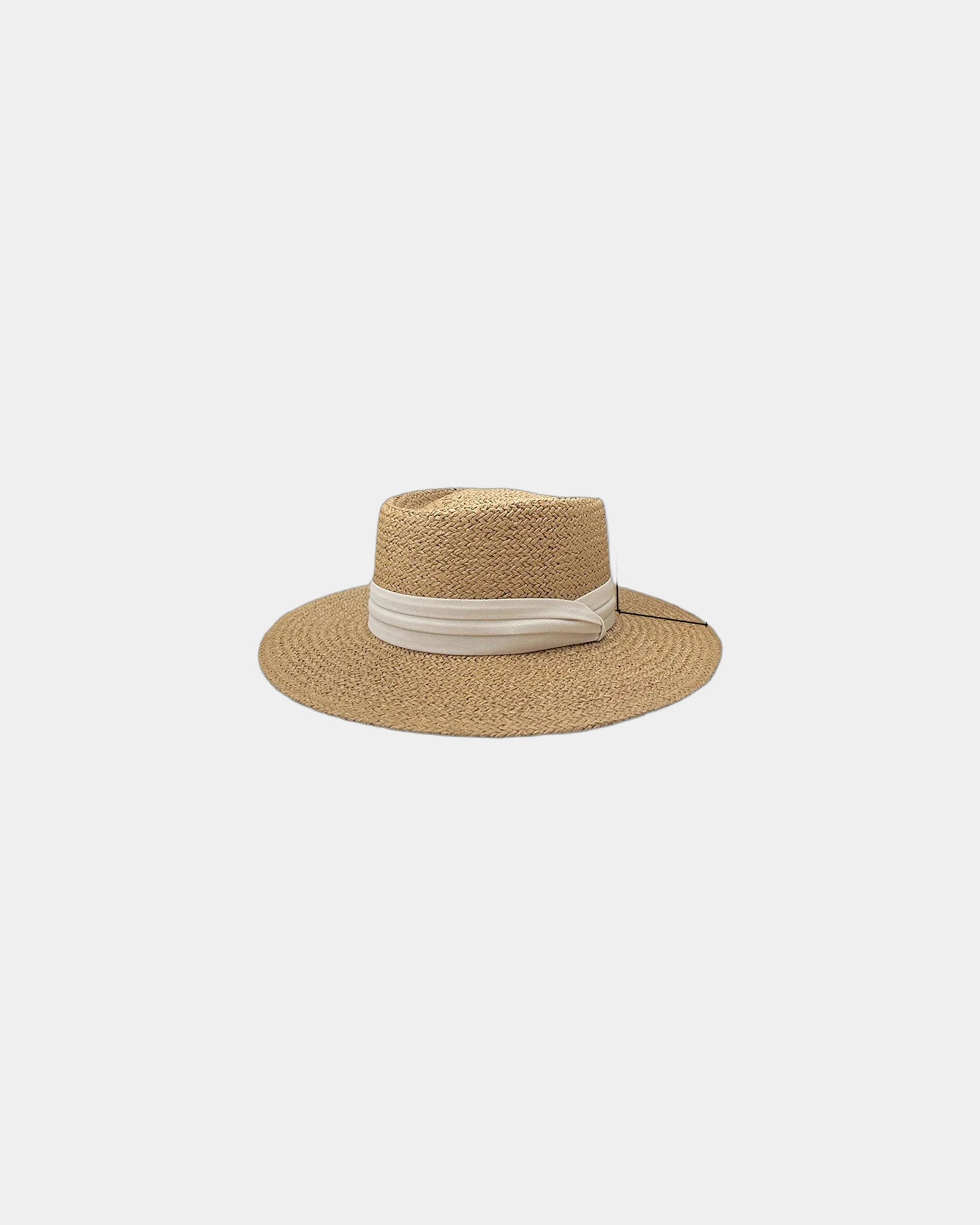 Custom UPF 50 wide brim straw sun hat for summer - 1