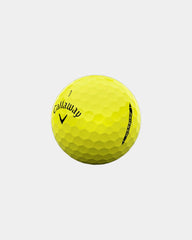 Custom Callaway Golf Warbird Distance+ Golf Balls - Yellow