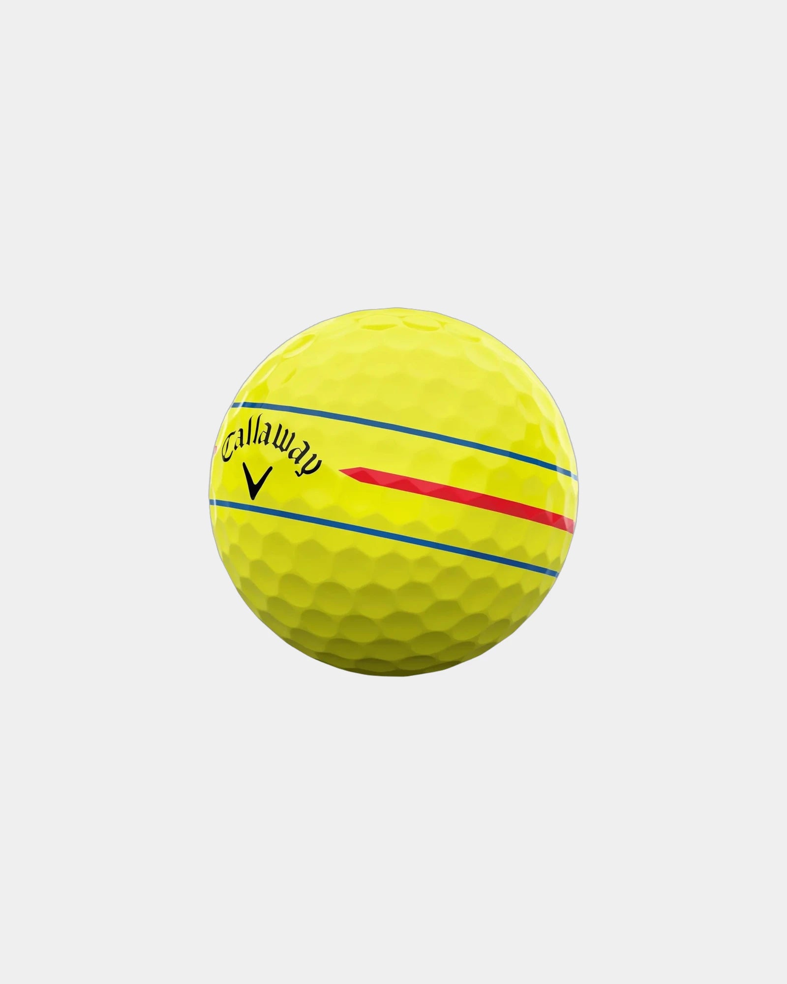 Custom Callaway Golf Chrome Soft 360 Triple Track golf balls - Yellow